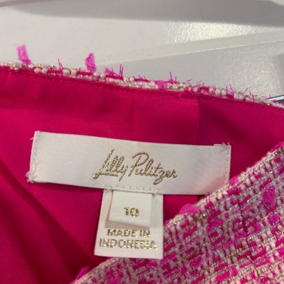 Lilly Pulitzer Vibrant Pink Tweed Set - Picture 4 of 6